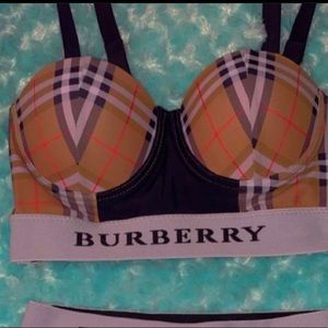 Burberry two piece swimsuit
